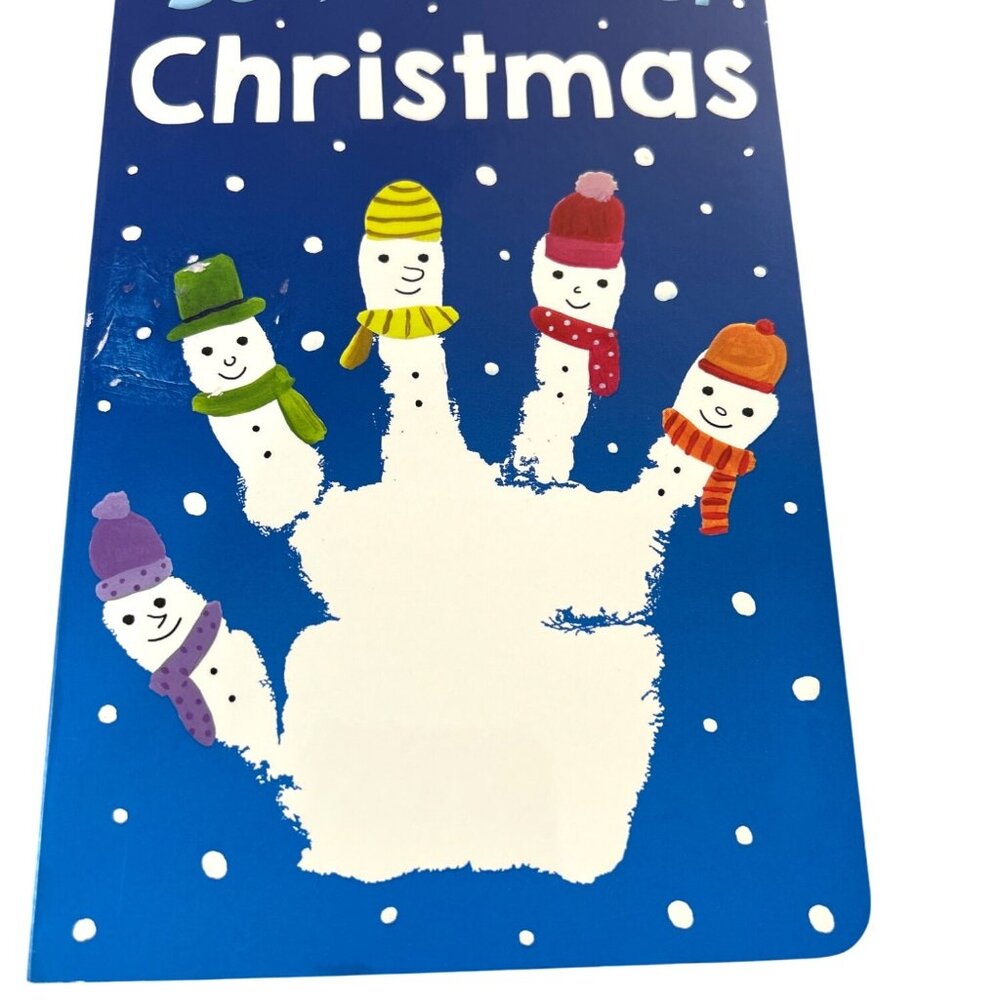 Priddy Books Kids Baby Toddler Hardcover Book "See, Touch, Feel" Christmas